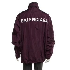 Balenciaga Men's Deep Purple Windbreaker